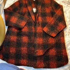 Plaid Coat/Shacket